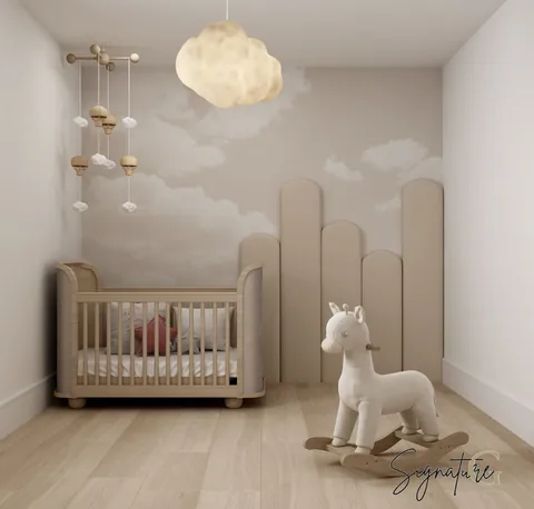 Snuggle up in the cozy nursery Designed with love, for the little bundle of joy 🧸 — Bedrooms
